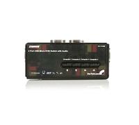 (TG. 4 Porte) STARTECH.COM Kit Switch Kvm USB con Audio e Cavi 4 Porte, Colore N