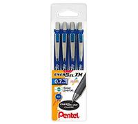 (TG. 4 pz) Pentel BL77 Energel XM scatto 0,7mm blu taschina 4 pz - NUOVO