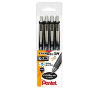 (TG. 4 pz) Pentel BL77 Energel XM scatto 0,7mm nero taschina 4 pz - NUOVO