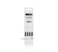 (TG. 4 unit (Confezione da 1)) Copic Multiliner, grigio, confezione da 4, medio