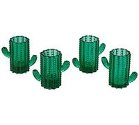 (TG. 4 Unit (Confezione da 1)) Excelsa Cactus Set 4 Bicchieri da Liquore, Vetro