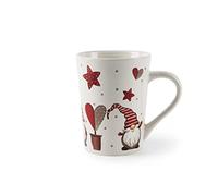 (TG. 4 Unit (Confezione da 1)) Excelsa, Set 4 Mug Gnomo, Cl.38, Stoneware - NUO