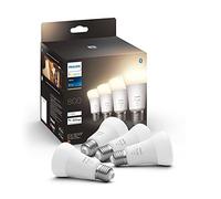 (TG. 4 Unit (Confezione da 1)) Philips Hue White 4 Lampadine LED Smart, Bluetoo