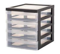 (TG. 4 x 1.5 L) Iris Ohyama - Mini organizer da scrivania con 4 cassetti, Lotto