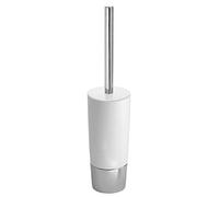 (TG. 4" x 4" x 17.2") iDesign 99000EU Scopino, Plastica, Bianco, 40x10.16x10.16