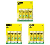 (TG. 4 x 40g (Confezione da 3)) UHU Stic colla per bambini, sicura da usare per