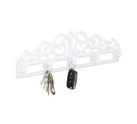 (TG. 4 x 42 x 13.5 cm) "Relaxdays 10020632_49 Appendiabiti da parete porta-chiav