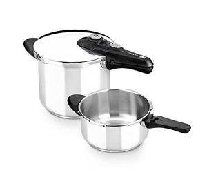 (TG. 4 y 7 litros) BRA Vitesse- Inox Set Pentole a pressione 4+7 l - NUOVO