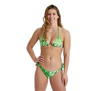 (TG. 40) arena Allover Bikini Donna a Triangolo, Costume da Bagno con Tessuto St