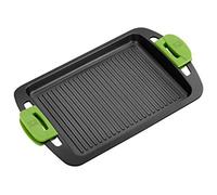 (TG. 40 cm) BRA Prior bistecchiera con scanalature, 40 cm, in alluminio pressofu