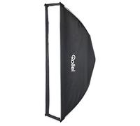 (TG. 40 cm x 180 cm) Rollei Striplight a clic 40 cm x 180 cm Softbox con Grid. F