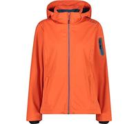(TG. 40) CMP - Giacca in light softshell da donna con cappuccio removibile, Camp