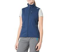 (TG. 40) CMP Softshell Waterproof Vest, Woman, Blue-Ghiaccio, 40 - NUOVO