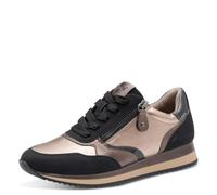 (TG. 40 EU) Jana Sneaker da Donna Basse con Cerniera Vegan, Nero (Black/Pewter),
