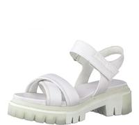 (TG. 40 EU) Marco Tozzi Donna 2-2-28518-28 Sandalette, Sandali con Tacco, Bianco