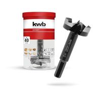 (TG. 40 mm) kwb Punta Forstner, Ø 40 mm, punta a tazza (per legno, testa forgia