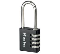 (TG. 40 mm) Master Lock 7640EURDBLKLH Lucchetto alluminio 40mm arco alto 51mm co