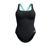 (TG. 40) Speedo Flex Band Costume da Bagno per Donna, Anthracite, 40 - NUOVO