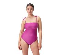 (TG. 40) Speedo Shaping Bandeau 1 Piece Costume da Bagno per Donna, Rosa, 40 - N