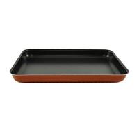 (TG. 40 x 28 cm) Moneta Zecchino Teglia Bassa 40 x 28 cm, Alluminio Alimentare,