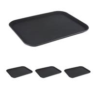 (TG. 40 x 30.5 x 3 cm (Confezione da 4)) ILSA Vassoio Antiscivolo da Portata, Re