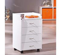 (TG. 40 x 36 x 65 cm) Inter Link 13300100 - Cassettiera 4 cassetti con Ruote Lam