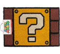 (TG. 40_x_60_cm) Super Mario Question Mark Block zerbino, Multicolore - NUOVO