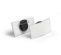 (TG. 40 x 75 month) Durable 812419 Portanome con combi clip, spilla e clip a coc