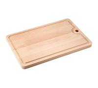 (TG. 40L x 26l cm) Fackelmann Tagliere in Legno di faggio, Beige, 40 x 26 x 1.5