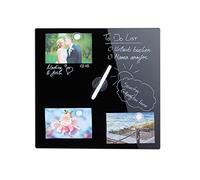 (TG. 40l x 40Al cm) Relaxdays cancellabile a Secco Lavagna Magnetica in Vetro, S