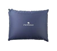 (TG. 40x30x7 cm) Ferrino, Cuscino Gonfiabile Goffrato Unisex Blu, 40x30x7 cm - N