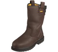 (TG. 41 EU) Dewalt DWF-50071-121-7 - Stivali di pelle mens, marrone, taglia 41 e