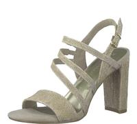 (TG. 41 EU) Marco Tozzi 2-2-28391-20 Sandalo, Tacco Donna, Dune Metallic, 41 EU