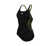 (TG. 42) ARENA Women's Swimsuit Swim Pro Back Graphic, Intero Donna, Black-soft