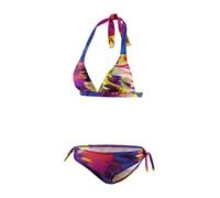 (TG. 42) Beco Empire Line Halter Bikini B-Cup Summer of Love Look, Donna, Multic