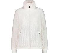 (TG. 42) CMP Giacca In Pile Highloft da Donna, Bianco (B.Co Gesso), 42 - NUOVO
