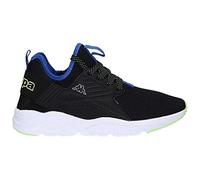 (TG. 42 EU) Kappa San Porto, Scarpe da Ginnastica Uomo, Nero Verde, 42 EU - NUOV