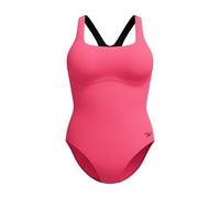 (TG. 42) Speedo Flex Band Costume da Bagno per Donna, Raspberry Fill, 42 - NUOVO