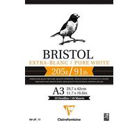(TG. 42 x 29.5 x 0.5 cm) Clairefontaine 96172C Blocco Bristol, 42 x 29.5 x 0.5 c