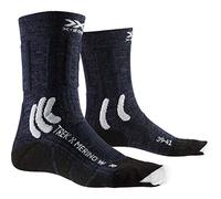 (TG. 42) X-Socks Trek X Merino, Calzini da Escursionismo Donna, Midnight Blue/Ar