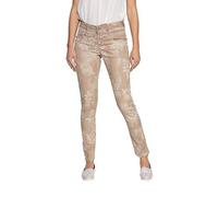 (TG. 42W/ 31L) ATT, Amor Trust & Truth Zoe Jeans, Beige, 42W/ 31L Donna - NUOVO