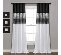 (TG. 42W x 84L) Lush Decor Tenda a pannello per finestra con cielo notturno, col