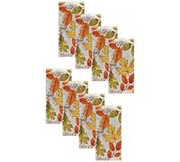 (TG. 43.2 x 43.2 cm (Set di 8)) Elrene Fall - Set di 8 tovaglioli in poliestere,