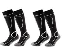 (TG. 43-46) Black Crevice - 2 Paia di Calze da Sci, Imbottite, 2 Diversi volori,