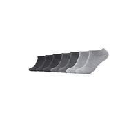 (TG. 43/46 EU) CAMANO 3003 Ca-Soft Sneaker 7 Paar Calze, Grigio (Grau (Grey Comb