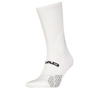 (TG. 43-46) HEAD Padel Calzini Crew, Bianco, 43-46 Unisex-Adulto - NUOVO