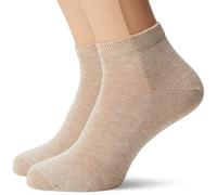 (TG. 43/46 (Taglia Produttore: 43-46)) Falke Happy Lot 2 Paires Calze, Beige (Sa