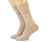 (TG. 43/46) Tommy Hilfiger TH MEN SOCK CLASSIC 2P, Calze Uomo, Beige (369 - Ligh