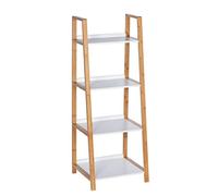 (TG. 43 x 112 x 36 cm) WENKO Scaffale Finja con 4 ripiani - Scaffale per il bagn