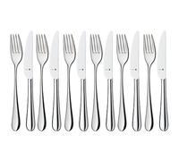 (TG. 43 x 26,5 x 5 cm) WMF 1140566340 Merit - Set da 12 Posate da Dessert o Cola
